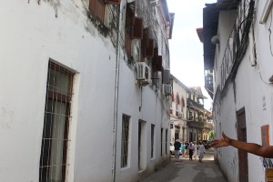 Stonetown is full of narrow streets like this