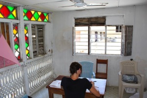 This is our classroom where we go twice a week to learn swahili.