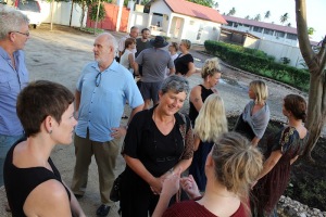 The Norwegian ambassador, Hanne-Marie Kaarstad, visiting the largest group of Norwegians in Tanzania.