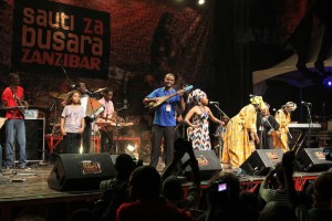 From the stage on Sauti za Busara Zanzibar - east Africas biggest music festival.