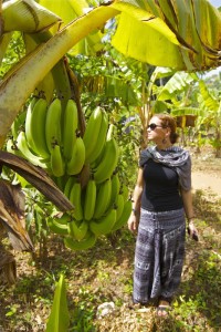 Jurgita with her favourite fruits.