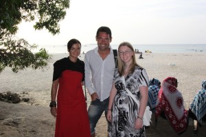 Our first visiter from Norway here on Zanzibar.  Nina flew 15 hours for a week on the spice island! 