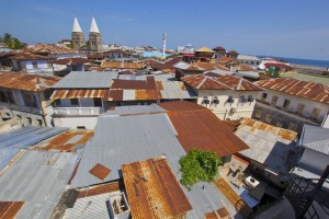 The rustic roofs of magical Stone Town.